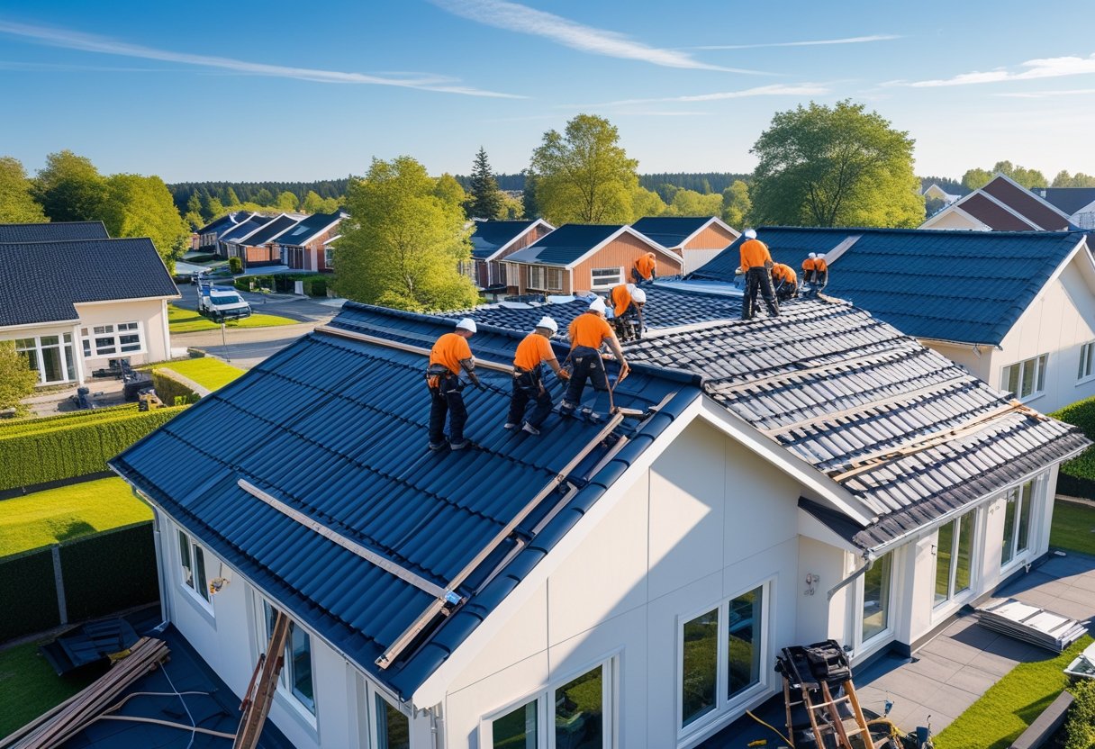 Sådan får du et nyt tag med totalentreprise i Rødovre området